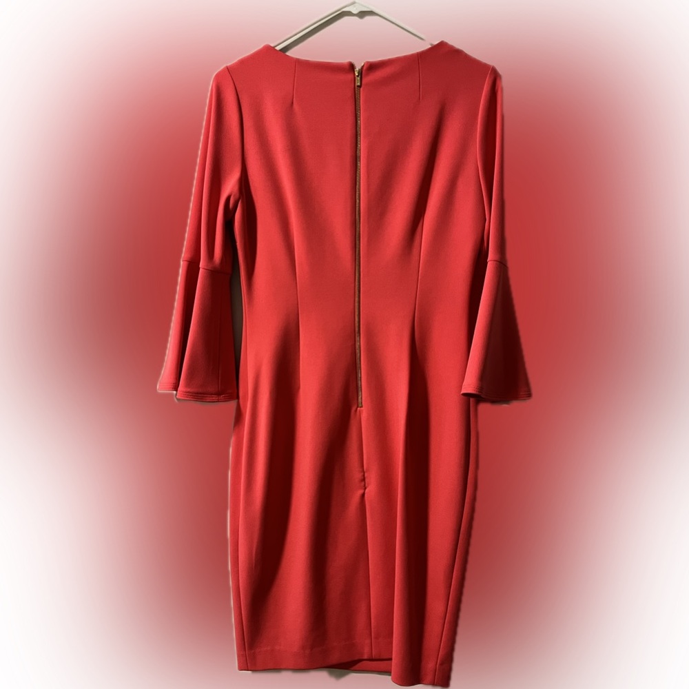 Bell Sleeve Dress by Calvin Klein